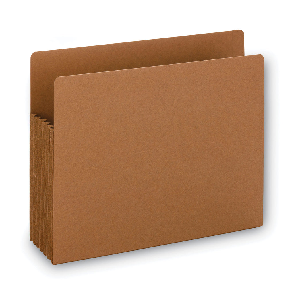 Heavy-Duty Redrope End Tab TUFF Pockets, 5.25" Expansion, Letter Size, Redrope, 10/Box - 