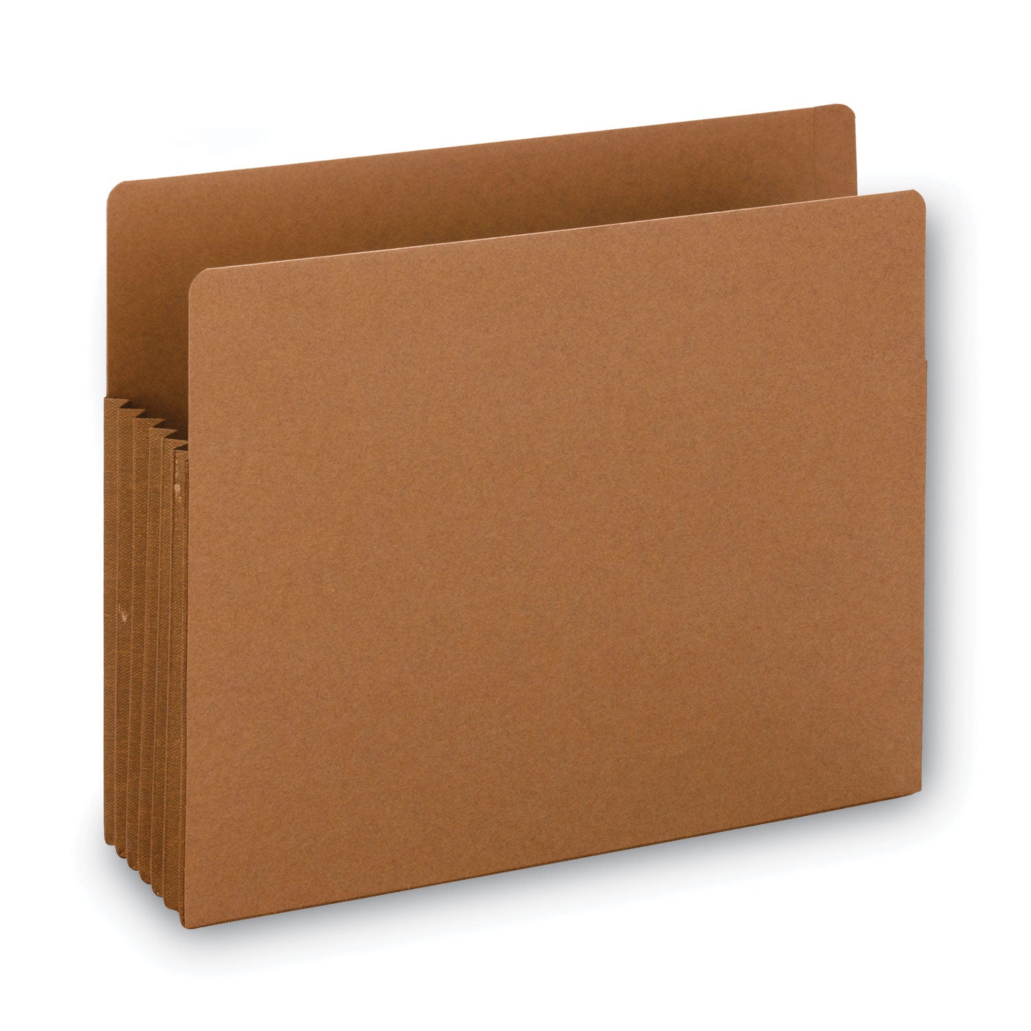 Heavy-Duty Redrope End Tab TUFF Pockets, 5.25" Expansion, Letter Size, Redrope, 10/Box - 
