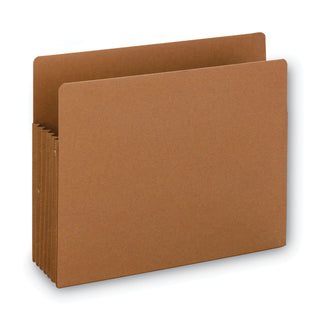Heavy-Duty Redrope End Tab TUFF Pockets, 5.25" Expansion, Letter Size, Redrope, 10/Box - 