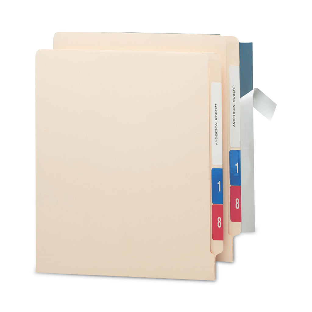 Seal and View File Folder Label Protector, Clear Laminate, 8 x 1.69, 100/Pack