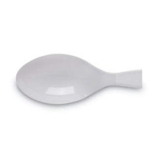 Plastic Cutlery, Heavy Mediumweight Teaspoons, White, 1,000/Carton