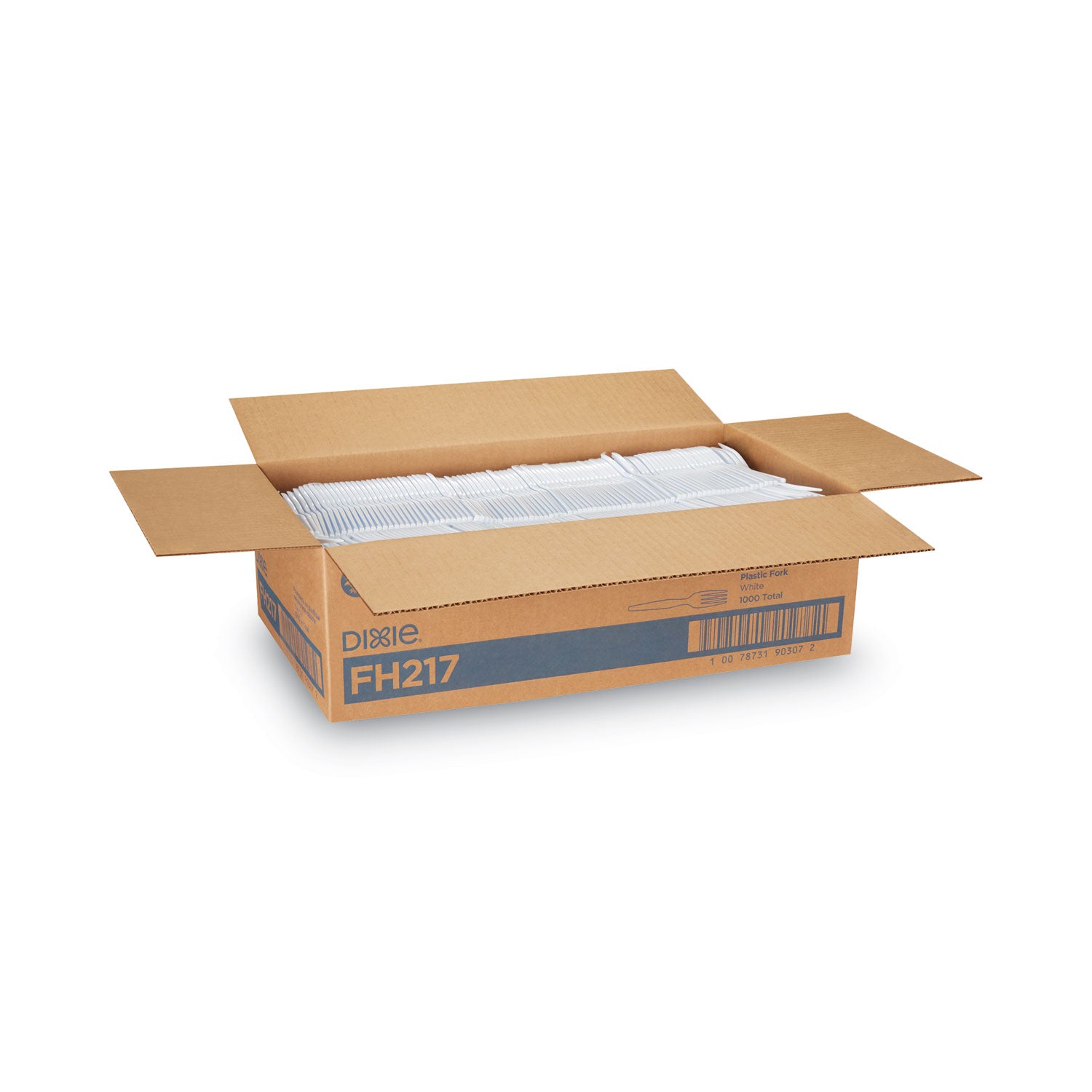 Plastic Cutlery, Heavyweight Forks, White, 1,000/Carton