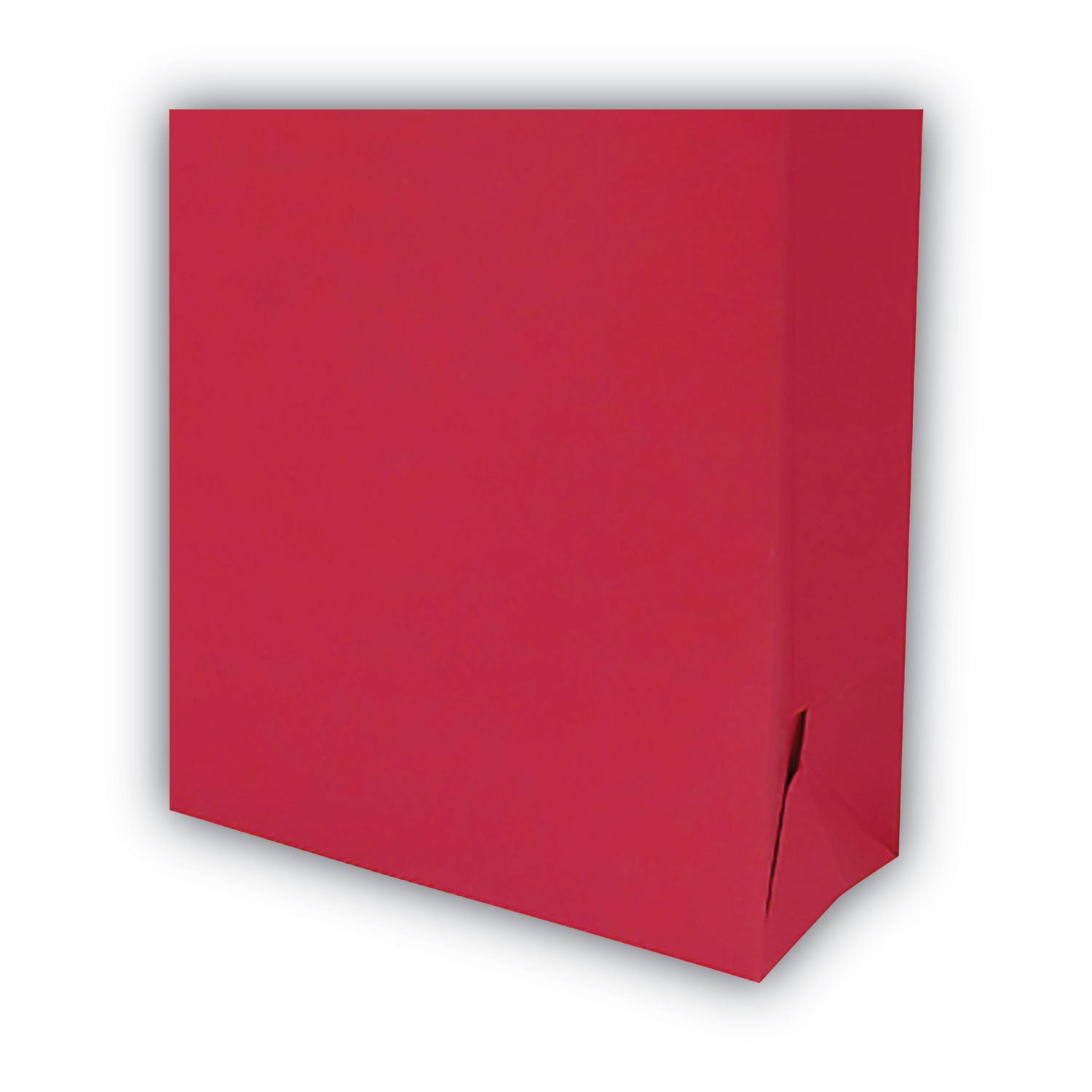 Colored File Jackets with Reinforced Double-Ply Tab, Straight Tab, Letter Size, Red, 50/Box - 