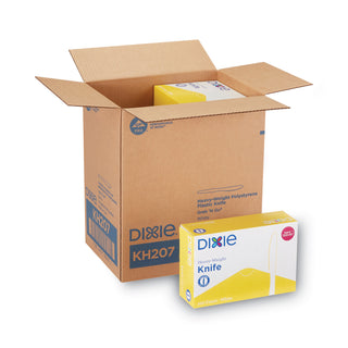 Plastic Cutlery, Heavyweight Knives, White, 1,000/Carton