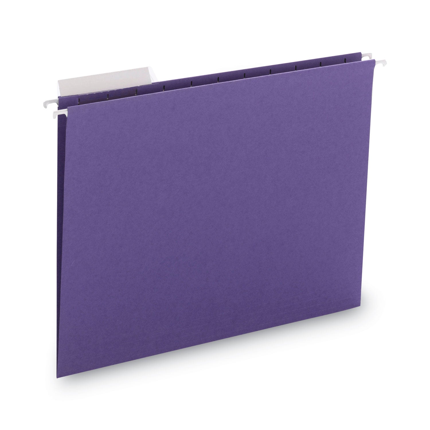 Color Hanging Folders with 1/3 Cut Tabs, Letter Size, 1/3-Cut Tabs, Purple, 25/Box - 