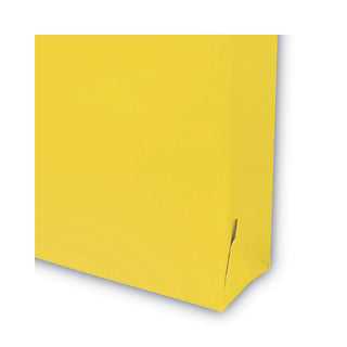 Colored File Jackets with Reinforced Double-Ply Tab, Straight Tab, Letter Size, Yellow, 50/Box - 