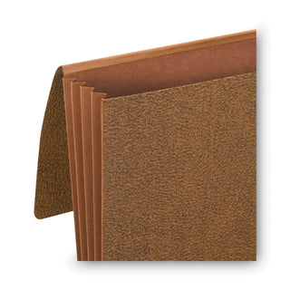 Classic Expanding Wallets, 3.5" Expansion, 1 Section, Elastic Cord Closure, Legal Size, Redrope - 