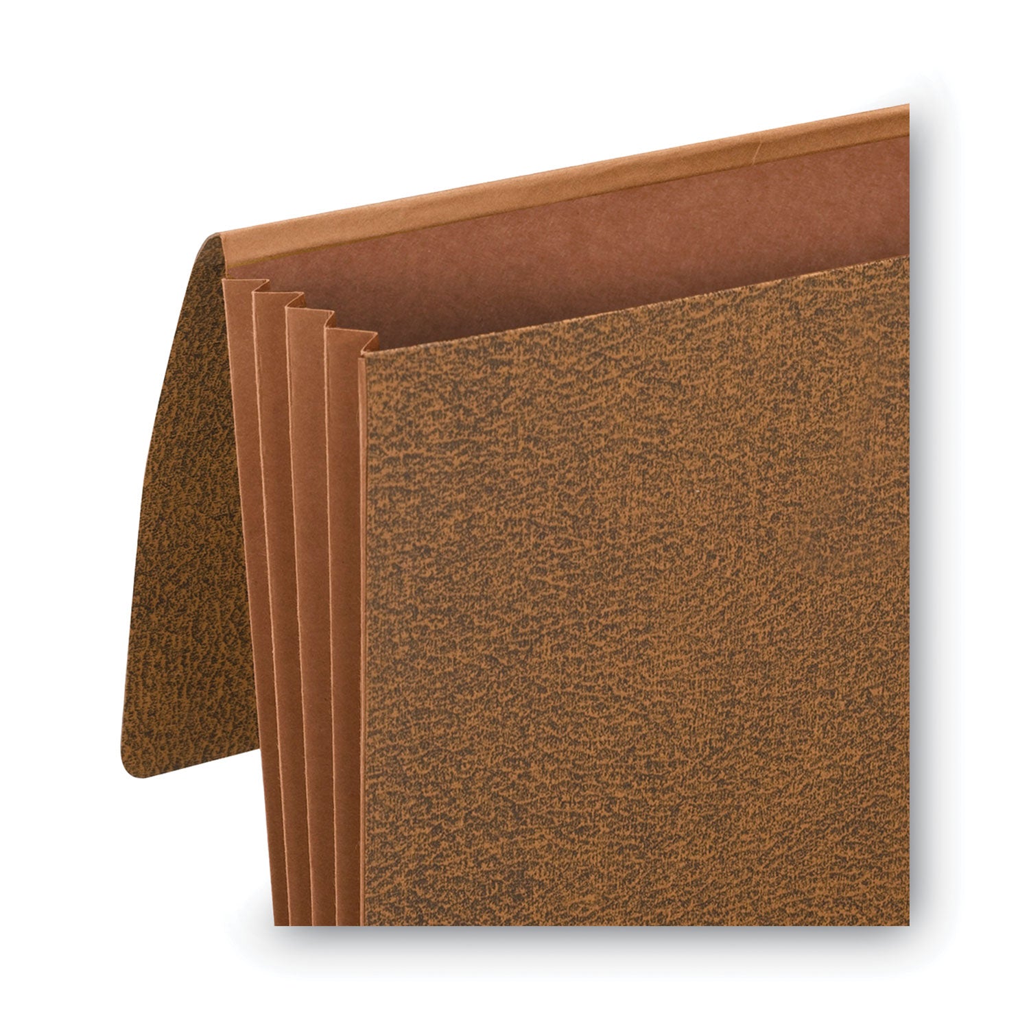 Classic Expanding Wallets, 3.5" Expansion, 1 Section, Elastic Cord Closure, Legal Size, Redrope - 