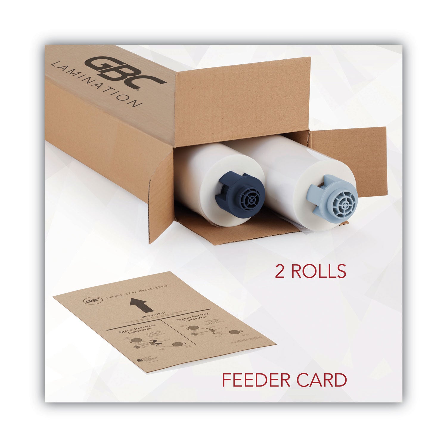 Ultima 35 EZload Roll Film, 5 mil, 12" x 100 ft, Gloss Clear, 2/Box - 