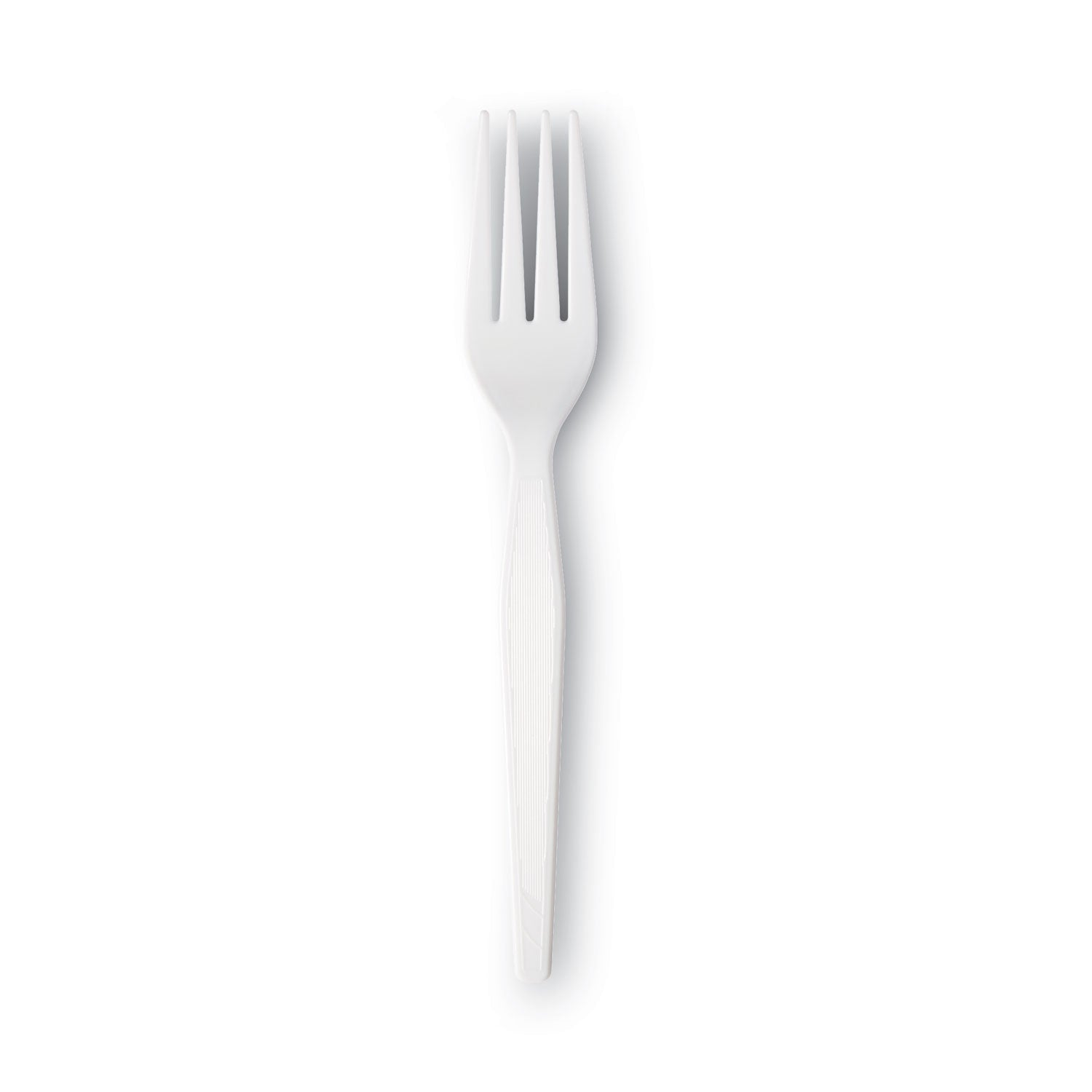 Plastic Cutlery, Heavyweight Forks, White, 1,000/Carton - 