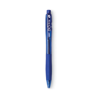 BU3 Ballpoint Pen, Retractable, Bold 1 mm, Blue Ink, Translucent Blue/Blue Barrel, Dozen - 
