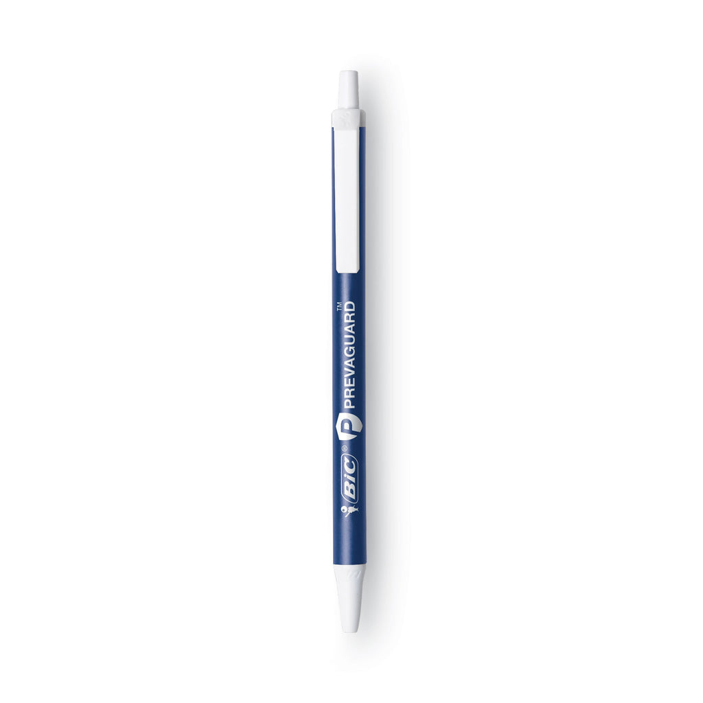 prevaguard-ballpoint-pen-retractable-medium-1-mm-blue-ink-blue-barrel_biccsa11be - 2