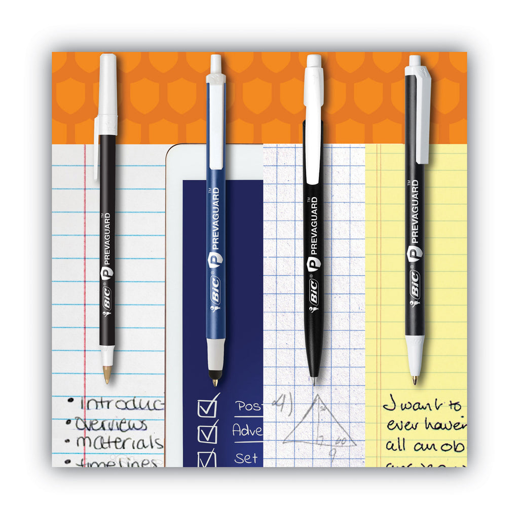 prevaguard-ballpoint-pen-retractable-medium-1-mm-blue-ink-blue-barrel_biccsa11be - 4