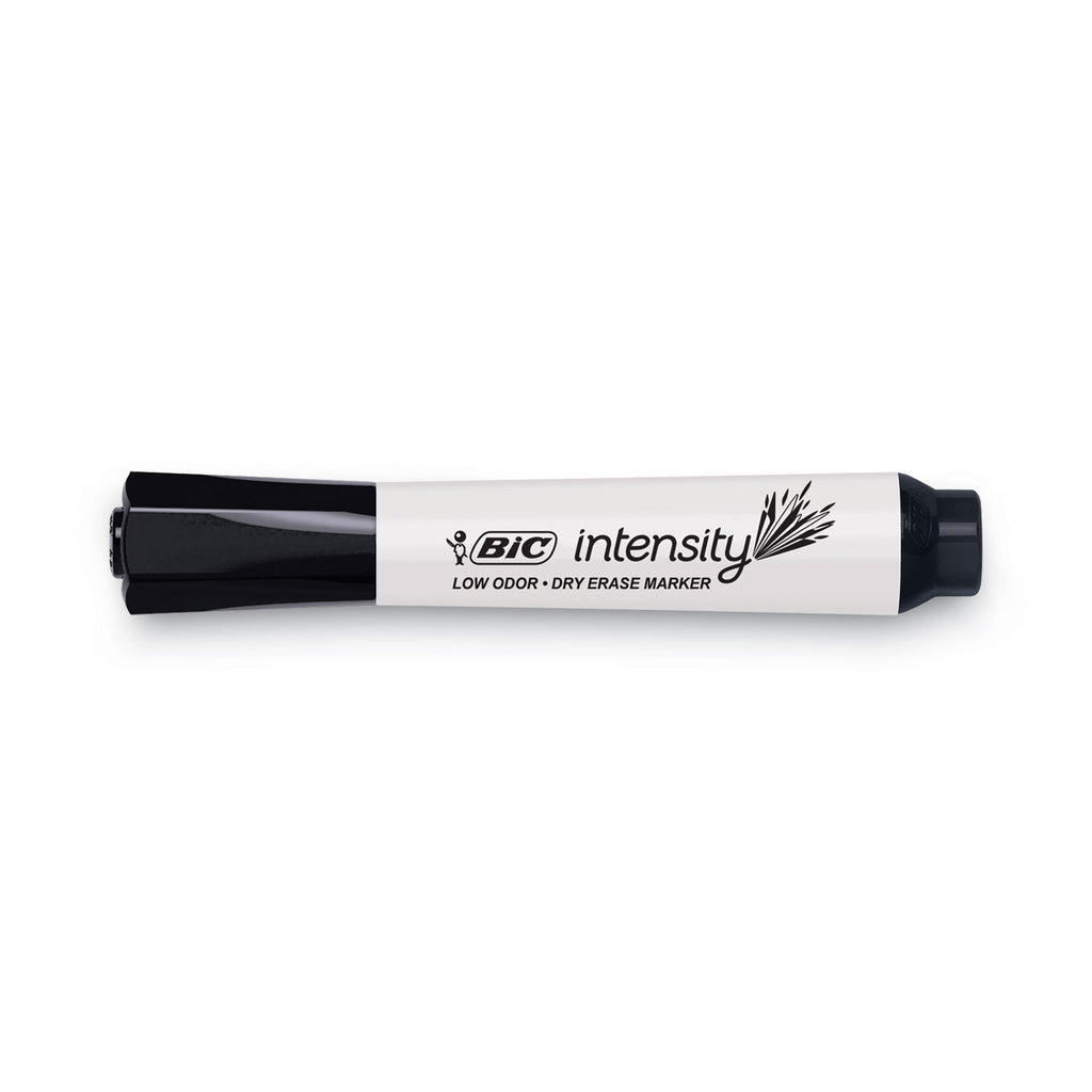 Intensity Bold Tank-Style Dry Erase Marker, Extra-Broad Bullet Tip, Assorted Colors, 4/Set