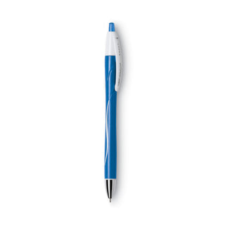 GLIDE Exact Ballpoint Pen, Retractable, Fine 0.7 mm, Blue Ink, Blue Barrel, Dozen