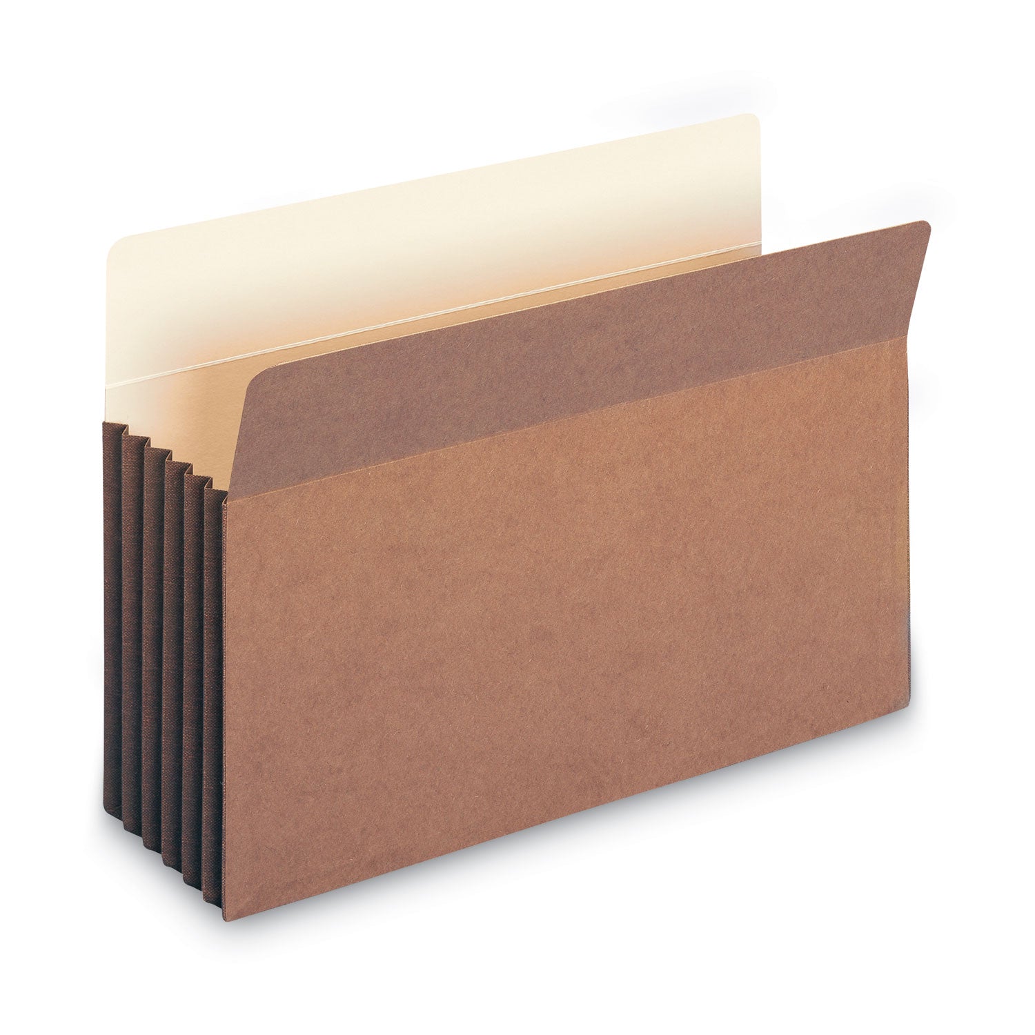 Redrope Drop-Front File Pockets with Fully Lined Gussets, 5.25" Expansion, Legal Size, Redrope, 10/Box - 