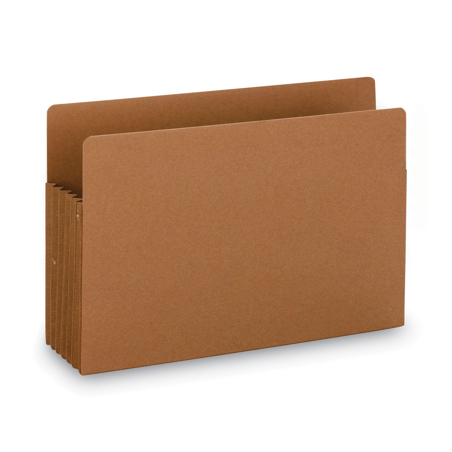 Heavy-Duty Redrope End Tab TUFF Pockets, 5.25" Expansion, Legal Size, Redrope, 10/Box - 