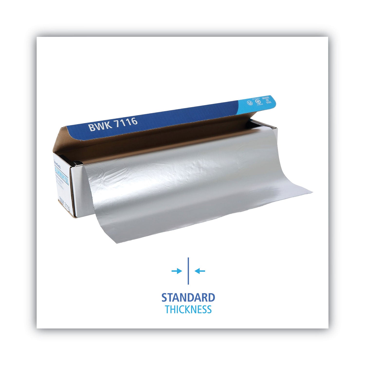Standard Aluminum Foil Roll, 18" x 1,000 ft - 