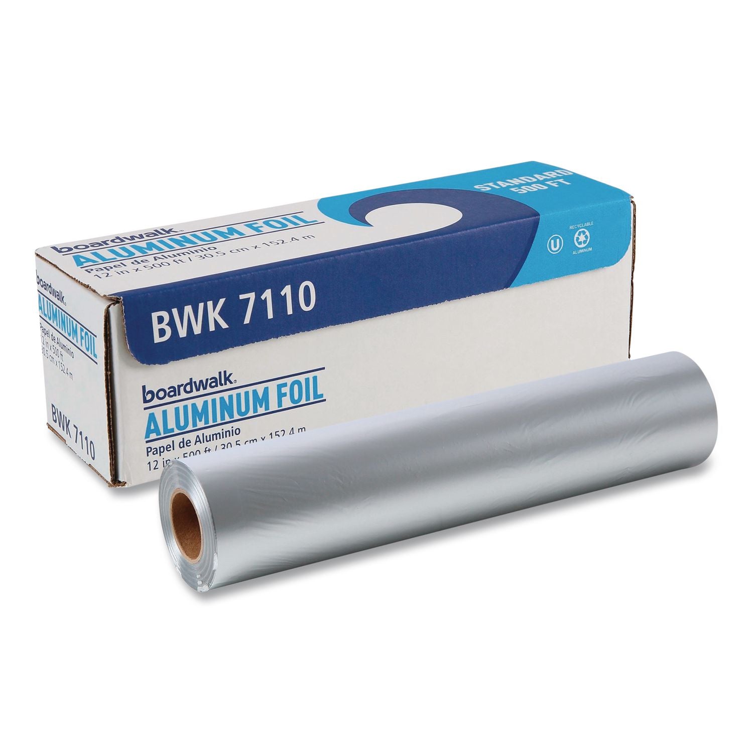 Standard Aluminum Foil Roll, 12" x 500 ft