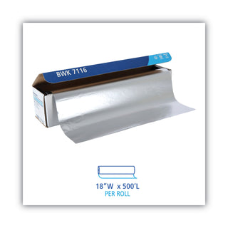 Standard Aluminum Foil Roll, 18" x 500 ft - 