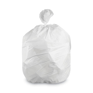 Linear Low-Density Can Liners, 30-35 gal, 1.4 mil, 33 x 45, White, 200/Carton