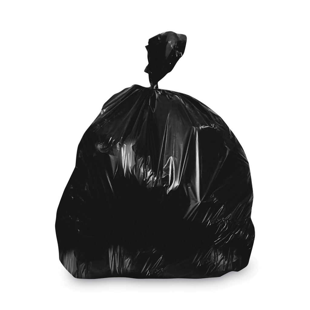 Linear Low-Density Can Liners, 20-30 gal, 1.25 mil, 30 x 36, Black, 200/Carton