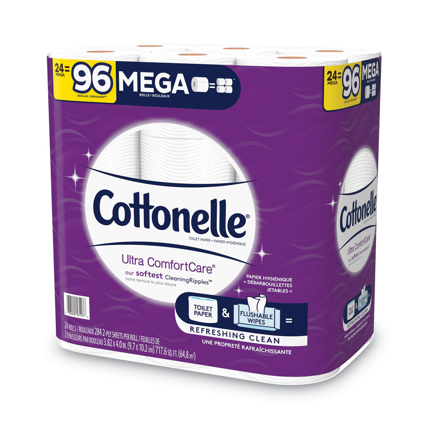 ultra-comfortcare-toilet-paper-soft-tissue-mega-rolls-septic-safe-2-ply-white-284-sheets-roll-24-rolls-pack_kcc53756 - 3
