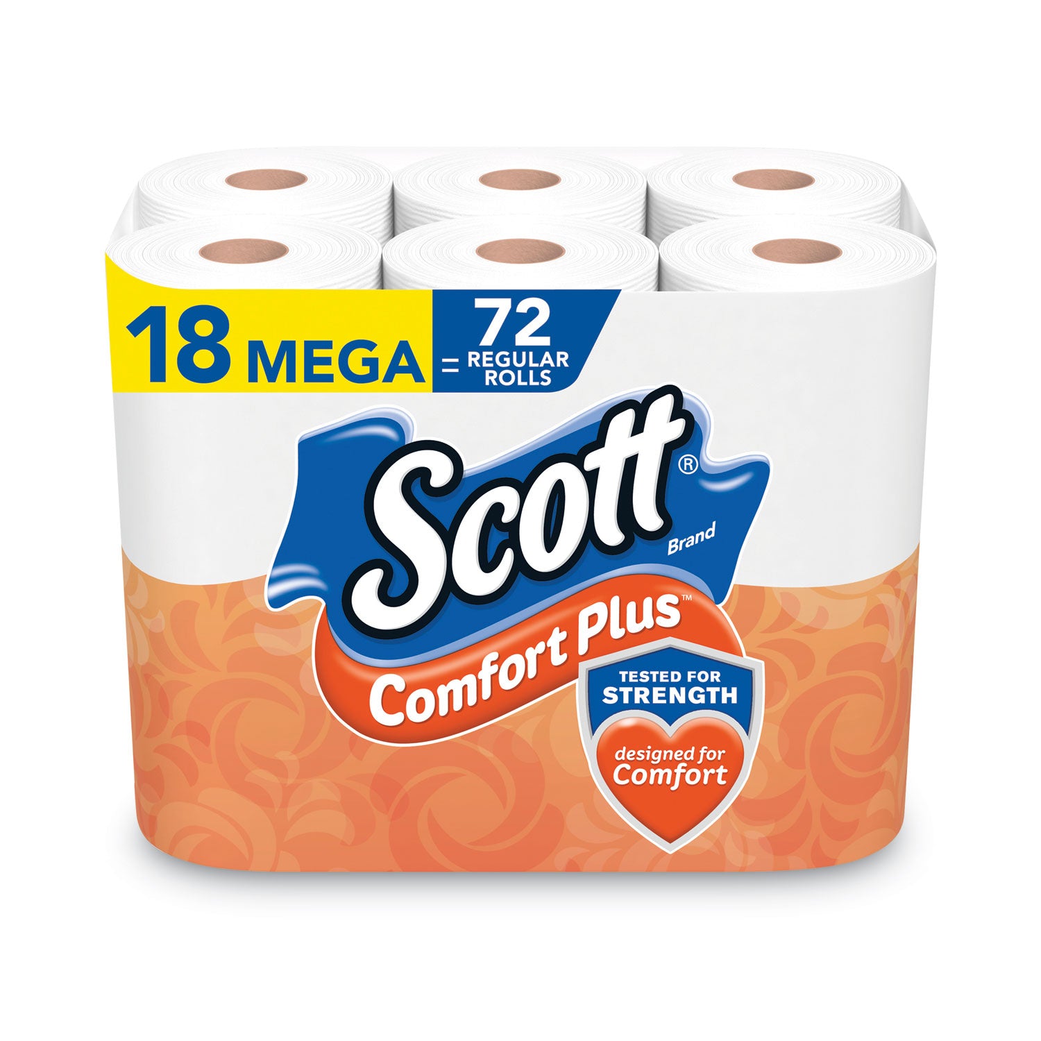 comfortplus-toilet-paper-mega-roll-septic-safe-1-ply-white-425-sheets-roll-18-rolls-pack_kcc5425849729 - 1