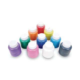 Crayola Washable Kids' Paint Set - 2 fl oz - 10 / Set - Blue, White, Violet, Brown, Green, Turquoise, Red, Yellow, Orange, Magenta