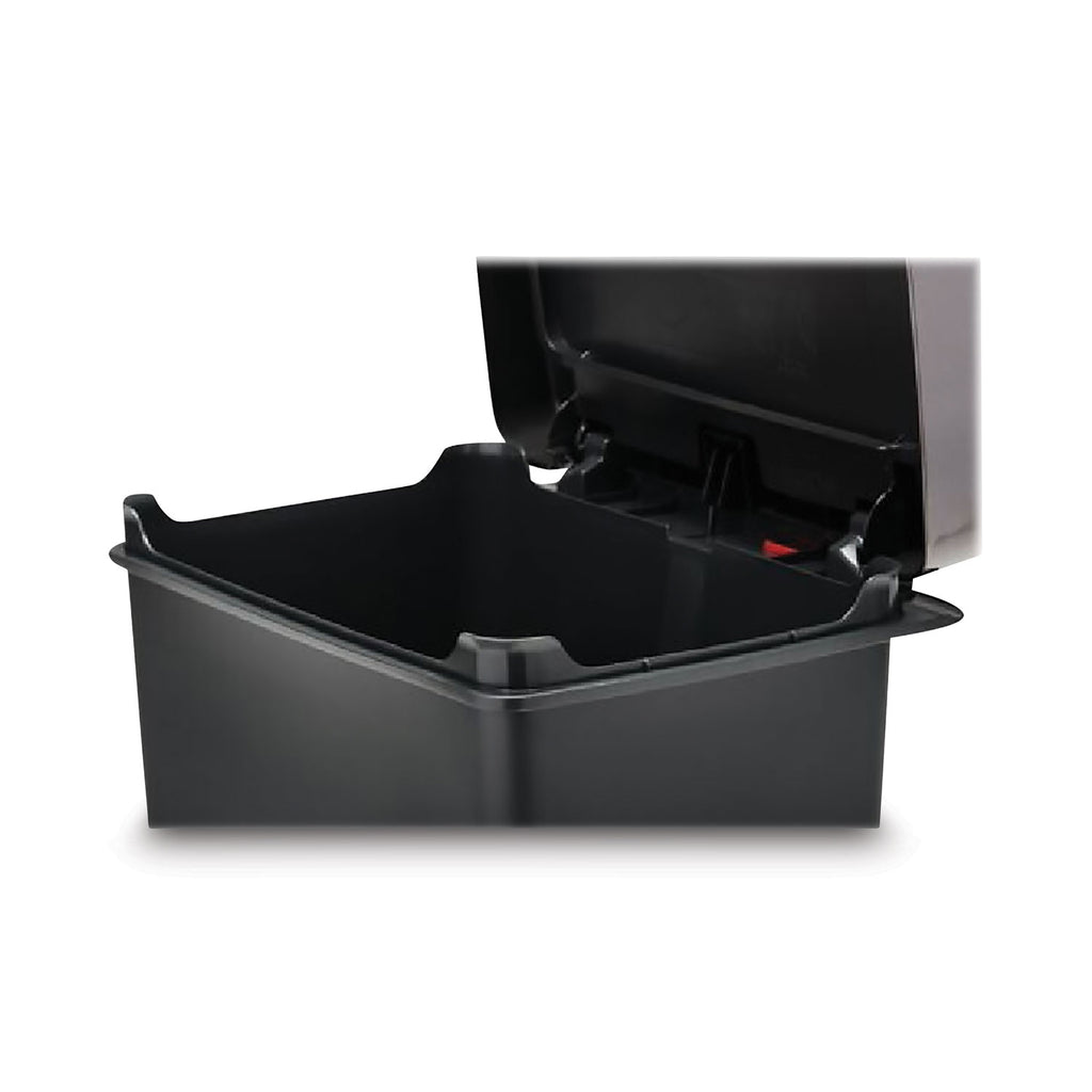 premier-series-iii-step-on-waste-container-124-gal-plastic-black-stainless-steel_rcp2120983 - 3