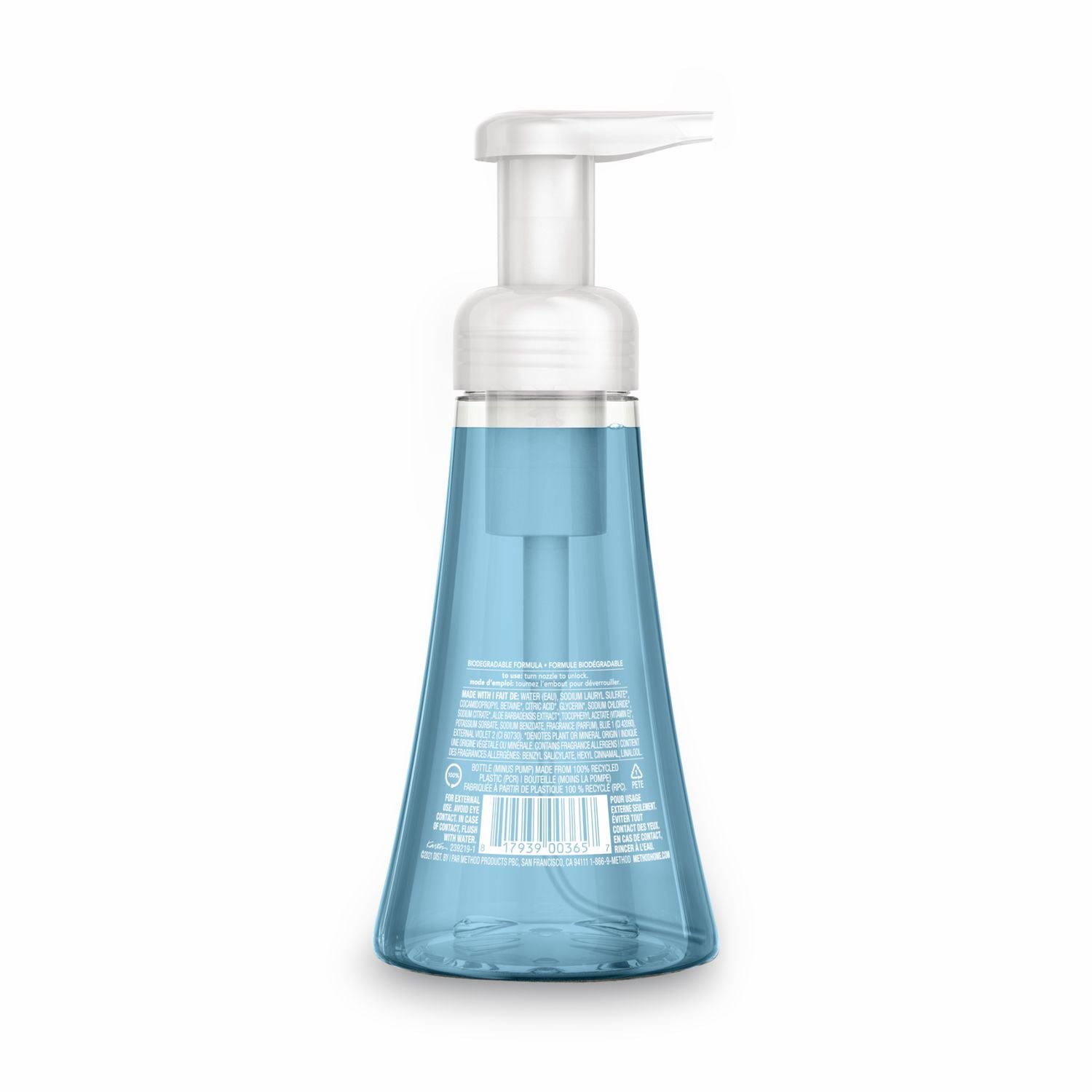 Foaming Hand Wash, Sea Minerals, 10 oz Pump Bottle, 6/Carton