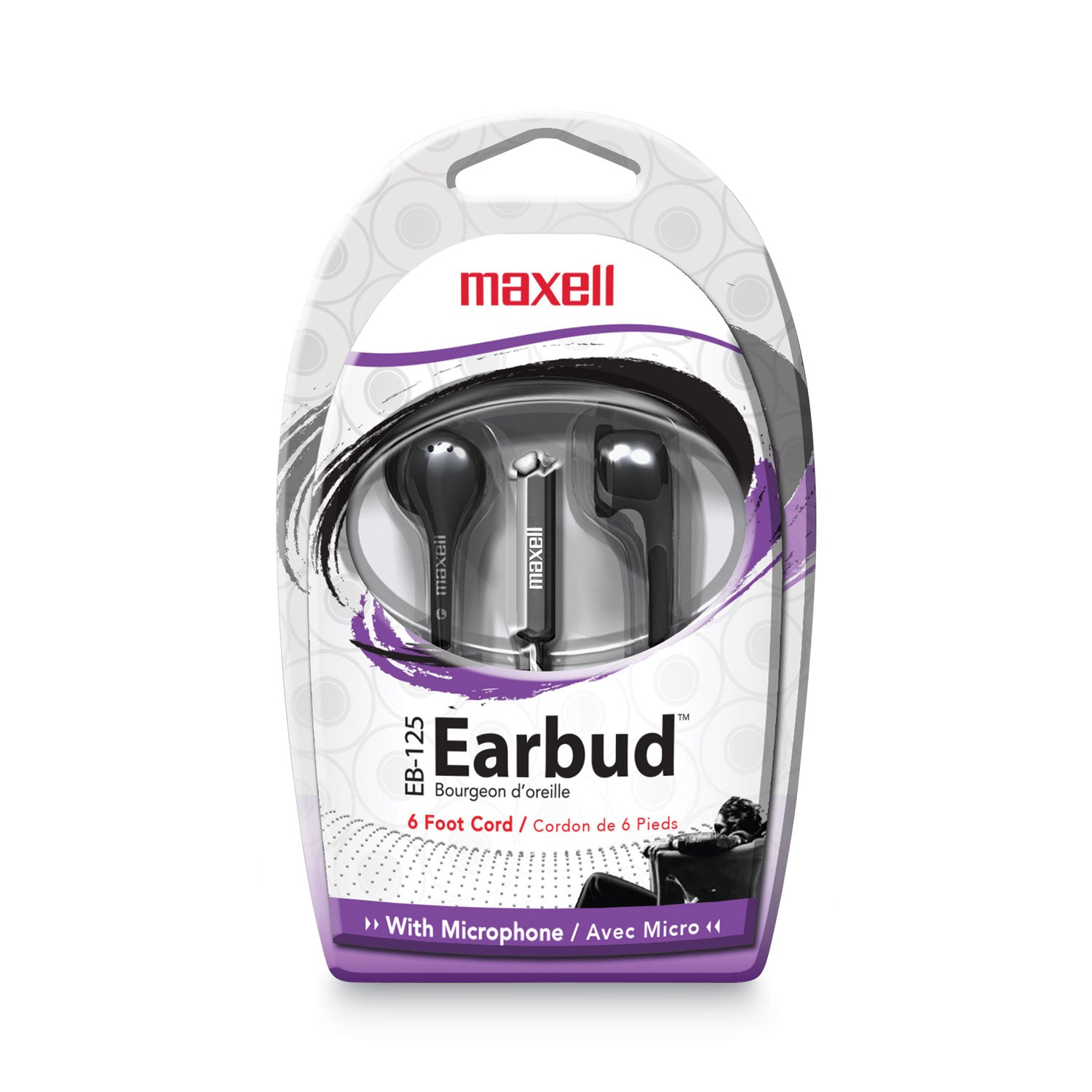 eb125-earbud-with-mic-6-ft-cord-black_max199930 - 2