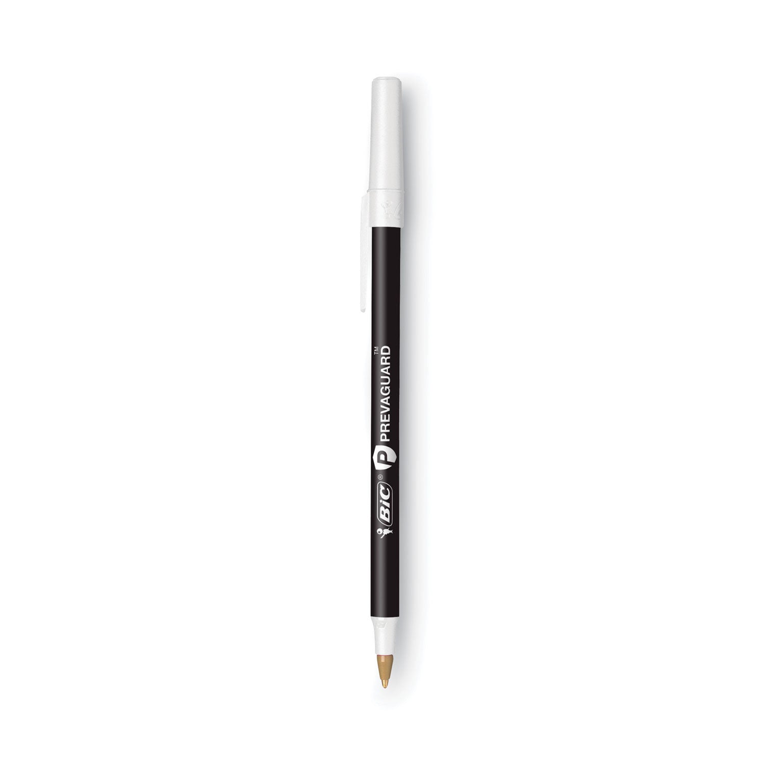 prevaguard-round-stic-pen-stick-medium-1-mm-black-ink-black-barrel-60-pack_bicgsam60bk - 3