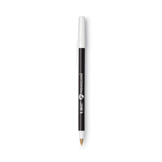 prevaguard-round-stic-pen-stick-medium-1-mm-black-ink-black-barrel-60-pack_bicgsam60bk - 3