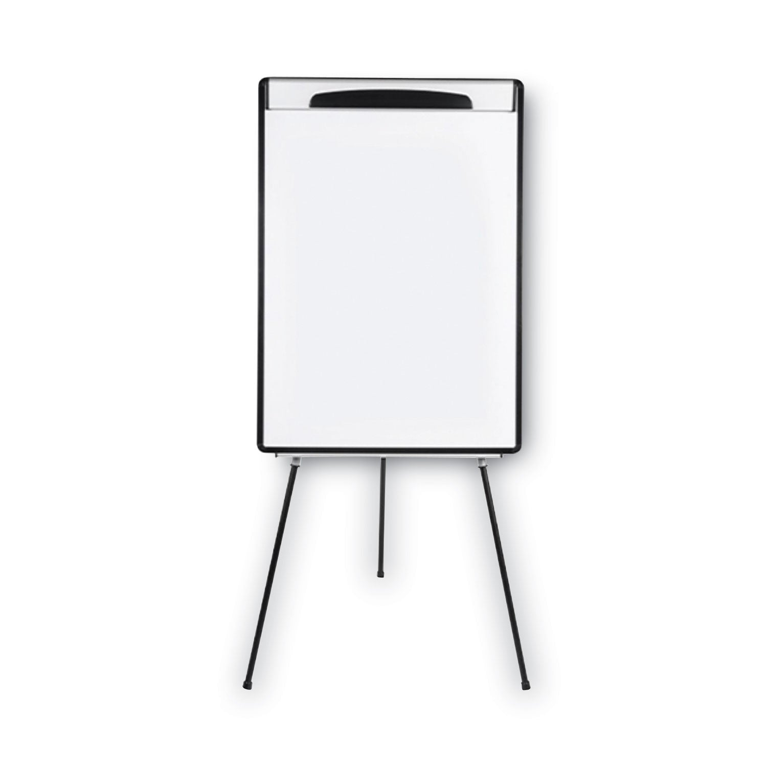 Magnetic Gold Ultra Dry Erase Tripod Easel with Extension Arms, 32" to 72", Black/Silver - 