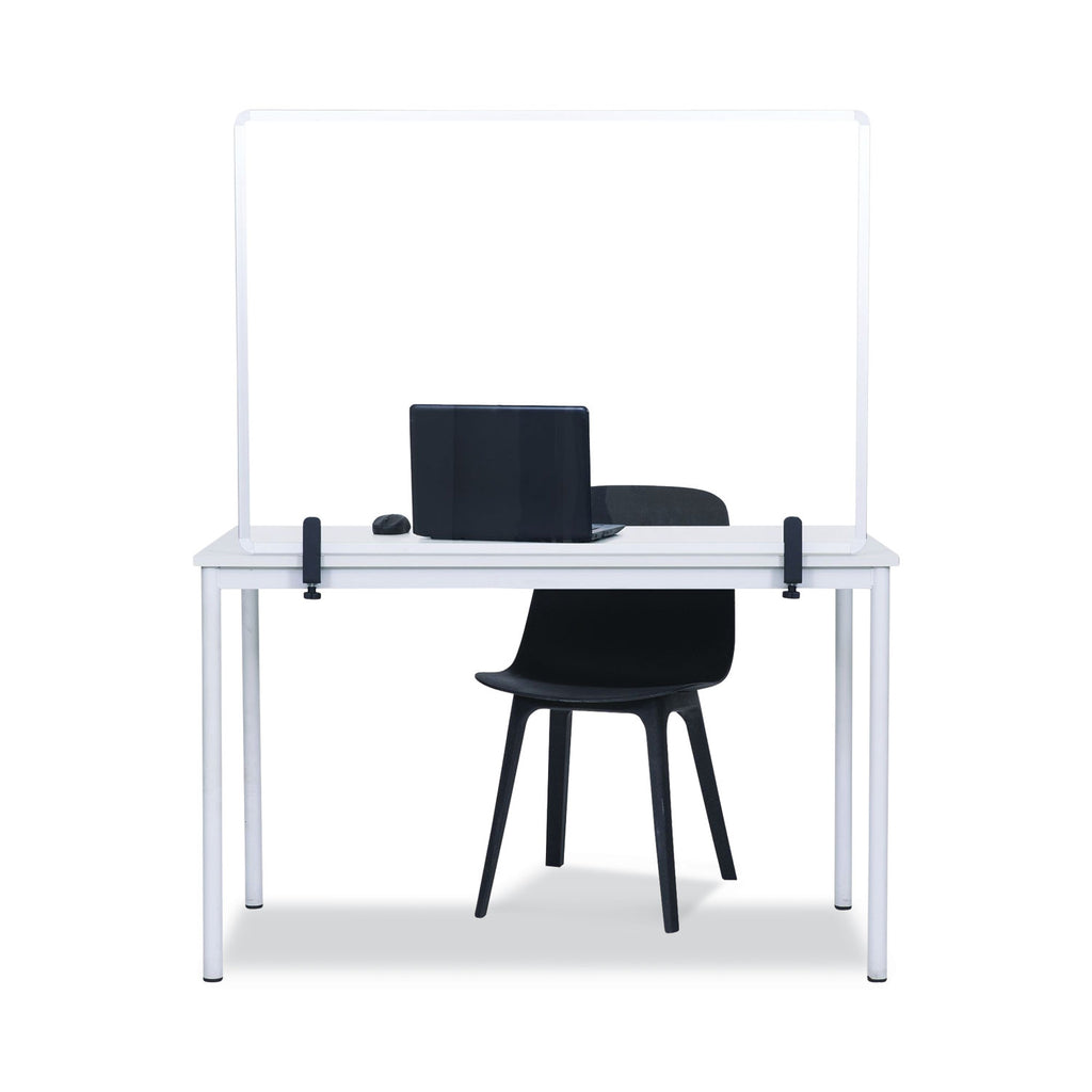 protector-series-glass-aluminum-desktop-divider-409-x-016-x-276-clear_bvcgl34019101 - 7