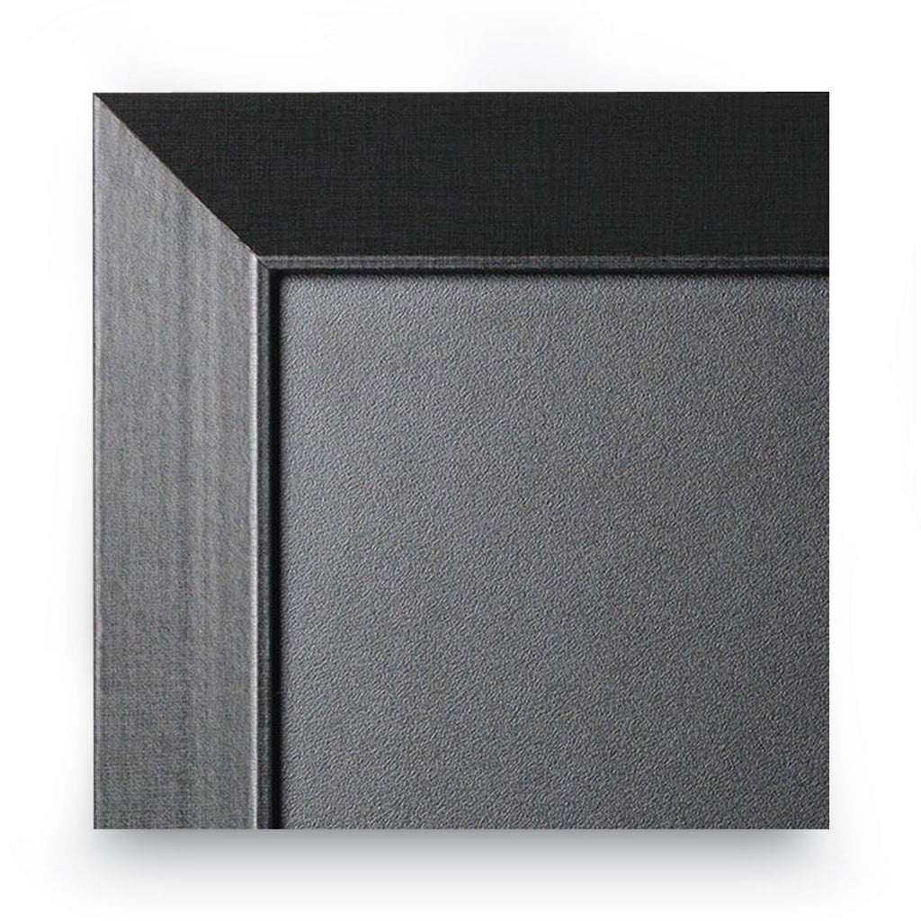 Kamashi Chalk Board, 36 x 24, Black Surface, Black Wood Frame