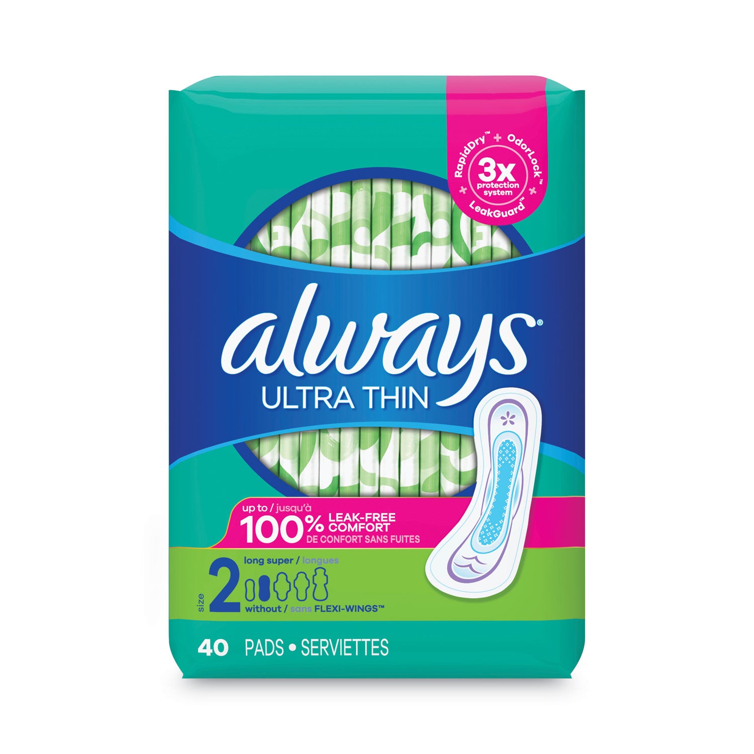 ultra-thin-pads-super-long-10-hour-40-pack-6-packs-carton_pgc59874 - 1