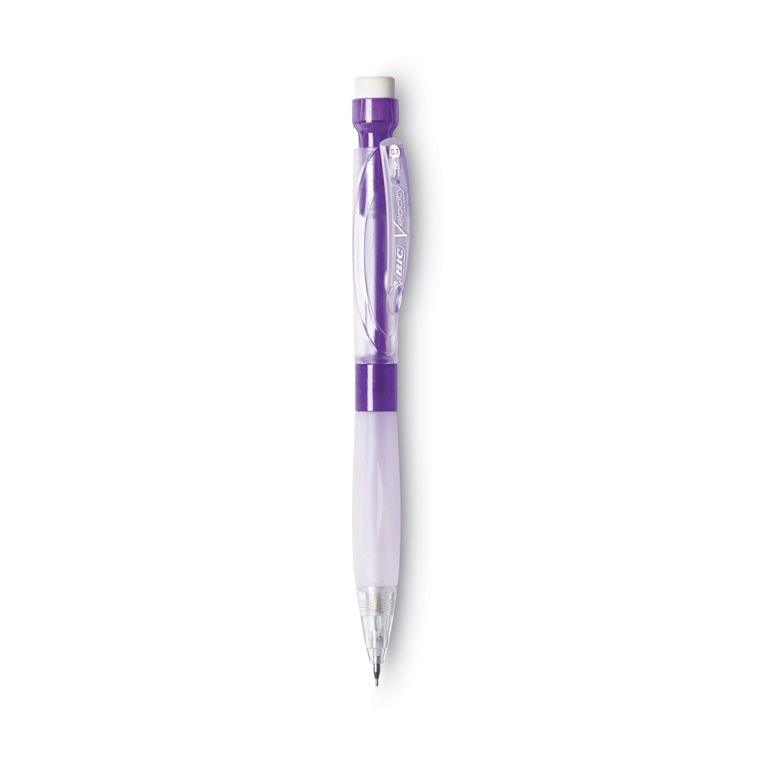 Velocity Max Pencil, 0.7 mm, HB (#2), Black Lead, Assorted Barrel Colors, 2/Pack