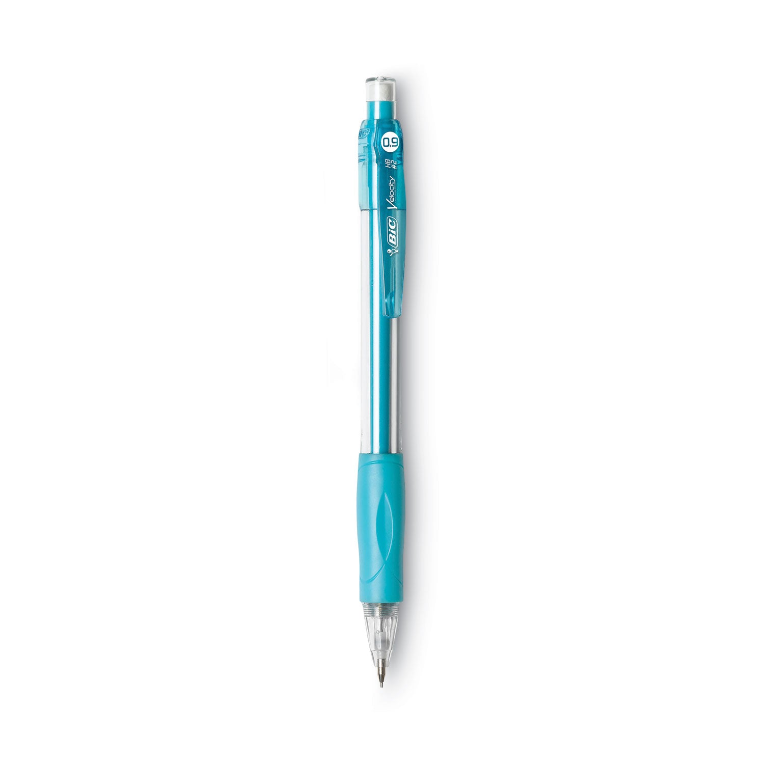 Velocity Original Mechanical Pencil, 0.9 mm, HB (#2), Black Lead, Turquoise Barrel, Dozen - 