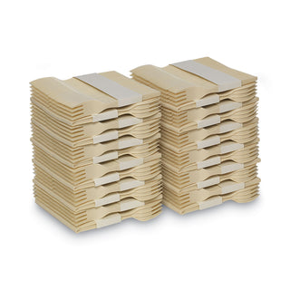 SmartStock Plastic Cutlery Refill, Forks, 6.5", Series-O Mediumweight Bio-Blend, Beige, 40/Pack, 24 Packs/Carton