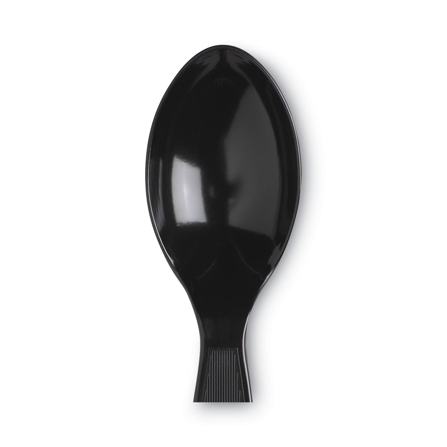 smartstock-plastic-cutlery-refill-spoons-6-series-f-heavyweight-black-40-pack-24-packs-carton_dxessshw08 - 2