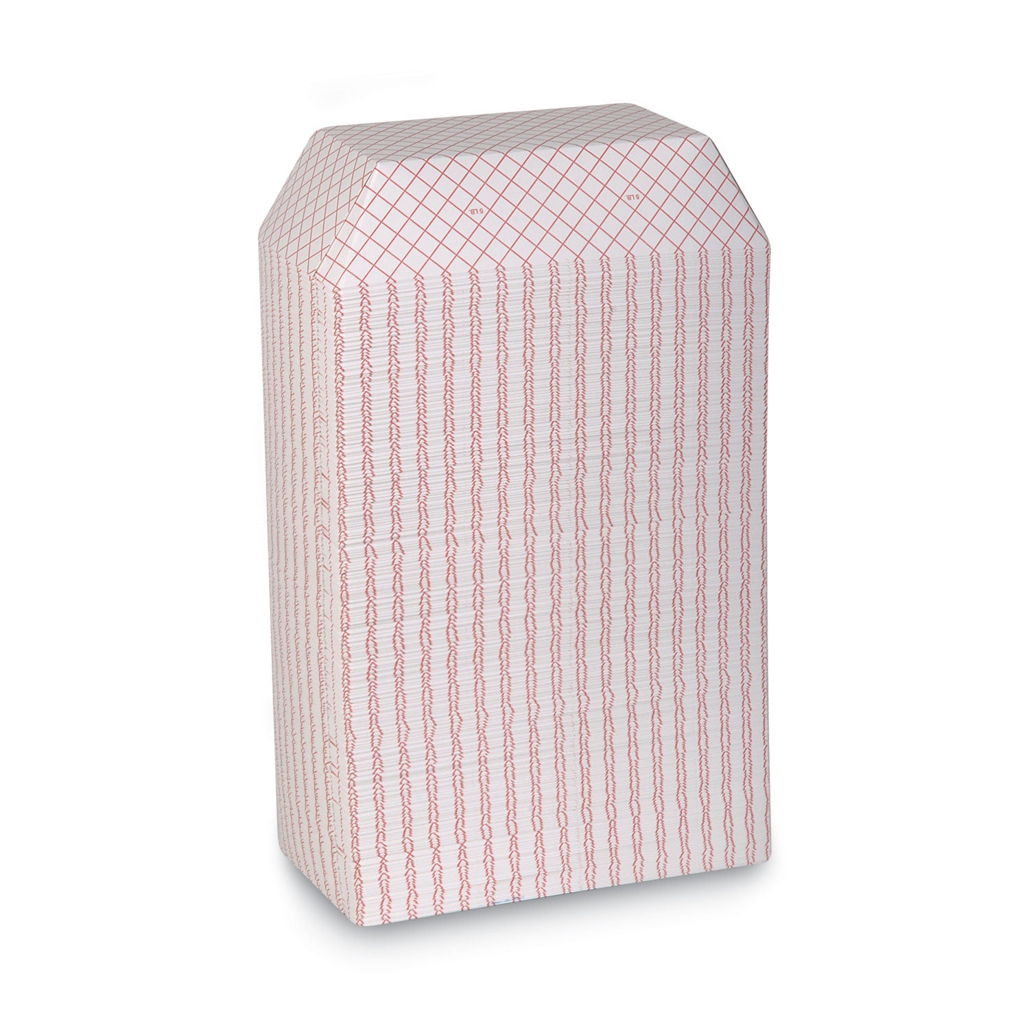 kant-leek-clay-coated-paper-food-tray-5-lb-capacity-93-x-61-x-21-red-plaid-500-carton_dxerp500 - 3