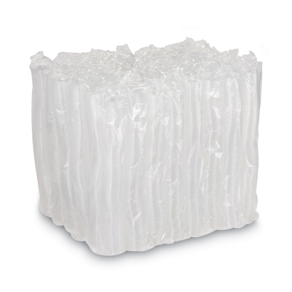 Plastic Portion Cup Lid, Fits 1 oz Portion Cups, Clear, 4,800/Carton