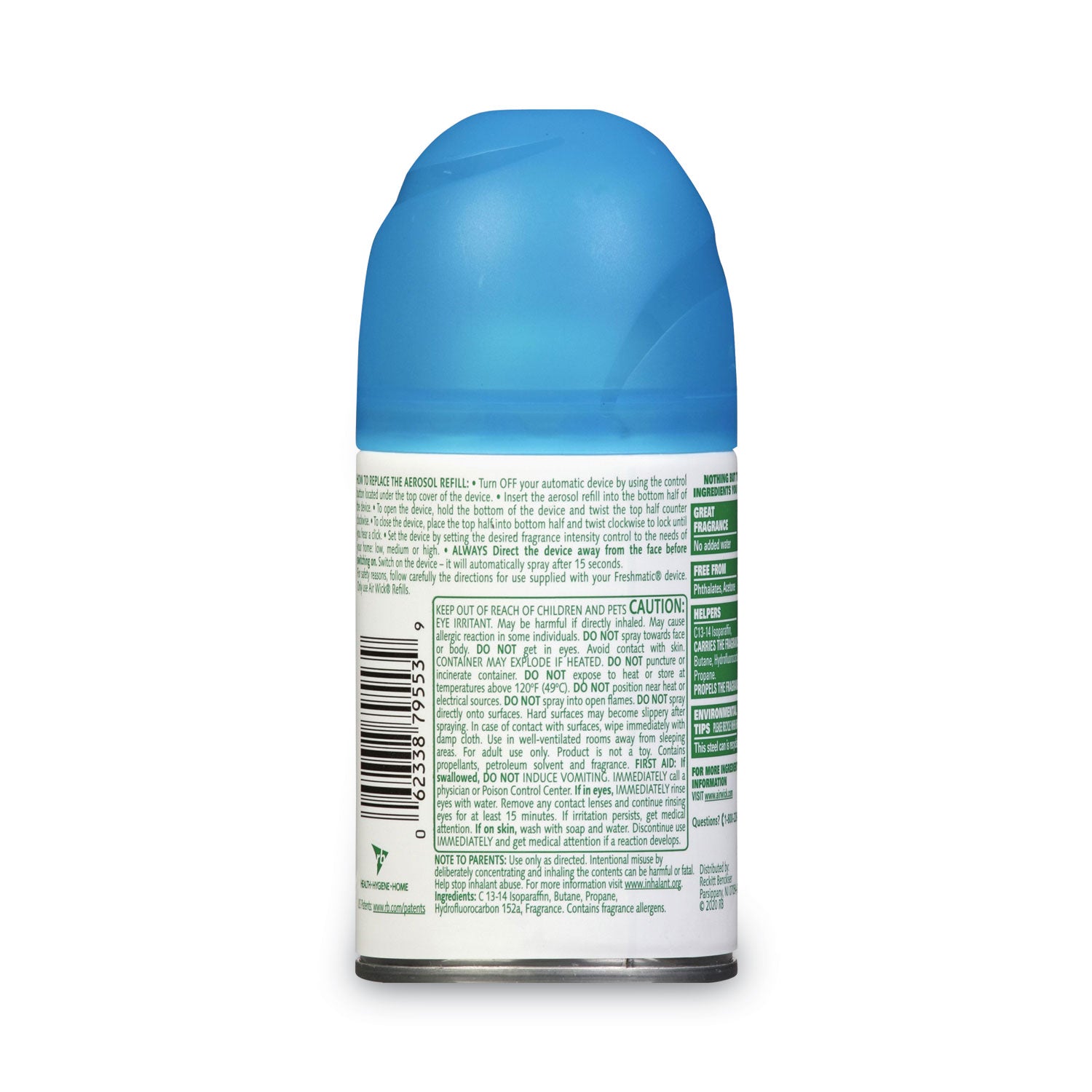 Freshmatic Ultra Automatic Spray Refill, Fresh Waters, 5.89 oz Aerosol Spray - 
