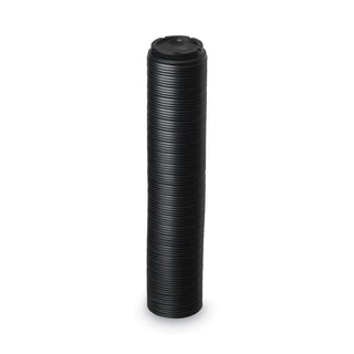 Drink-Thru Lids, Fits 10 oz to 20 oz Cups, Plastic, Black, 1,000/Carton