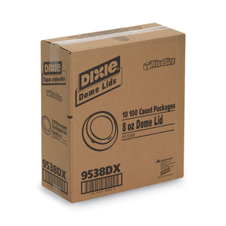 Dixie Small Hot Cup Lids by GP Pro - Dome - Plastic - 100 / Pack