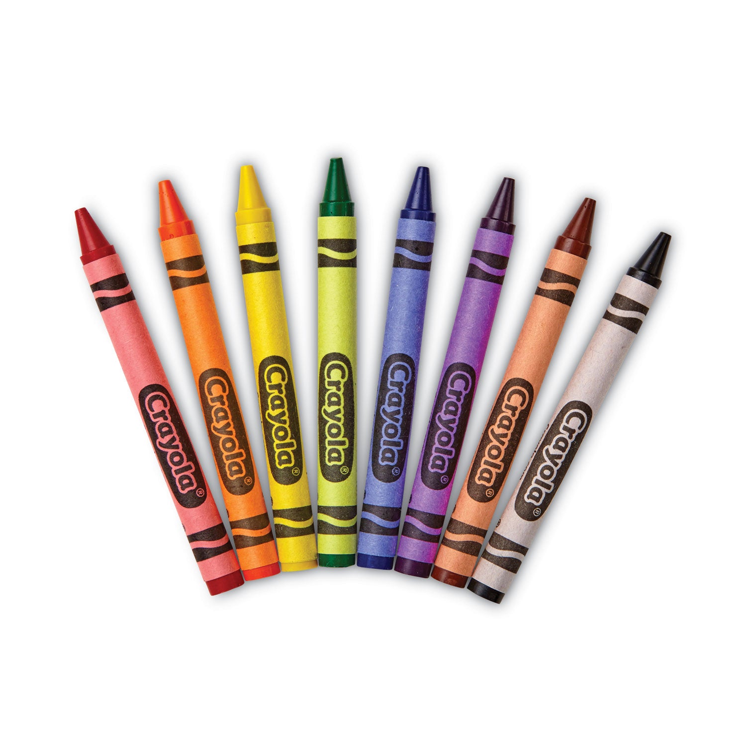 Classic Color Crayons, Tuck Box, 8 Colors - 