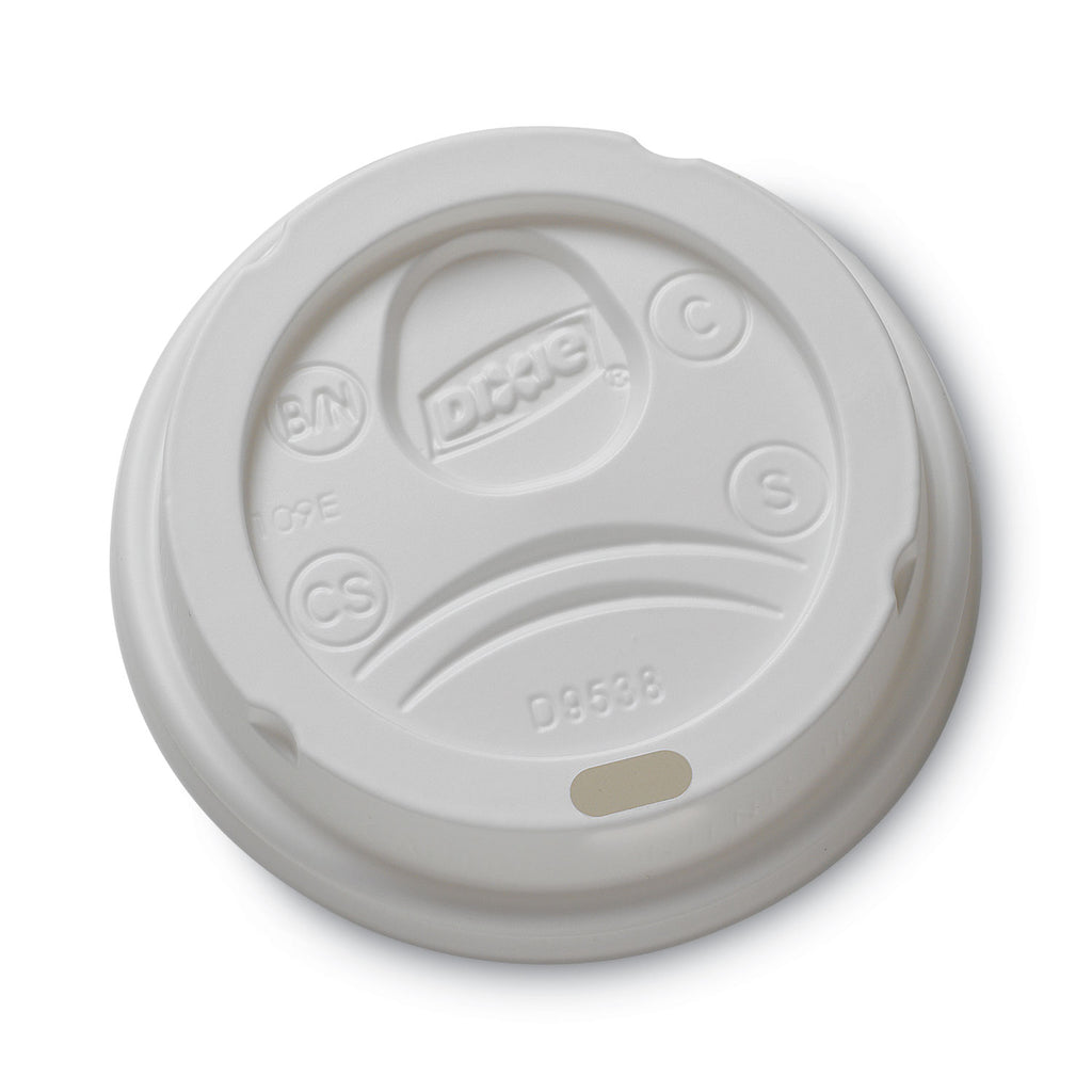 Dixie Small Hot Cup Lids by GP Pro - Dome - Plastic - 100 / Pack