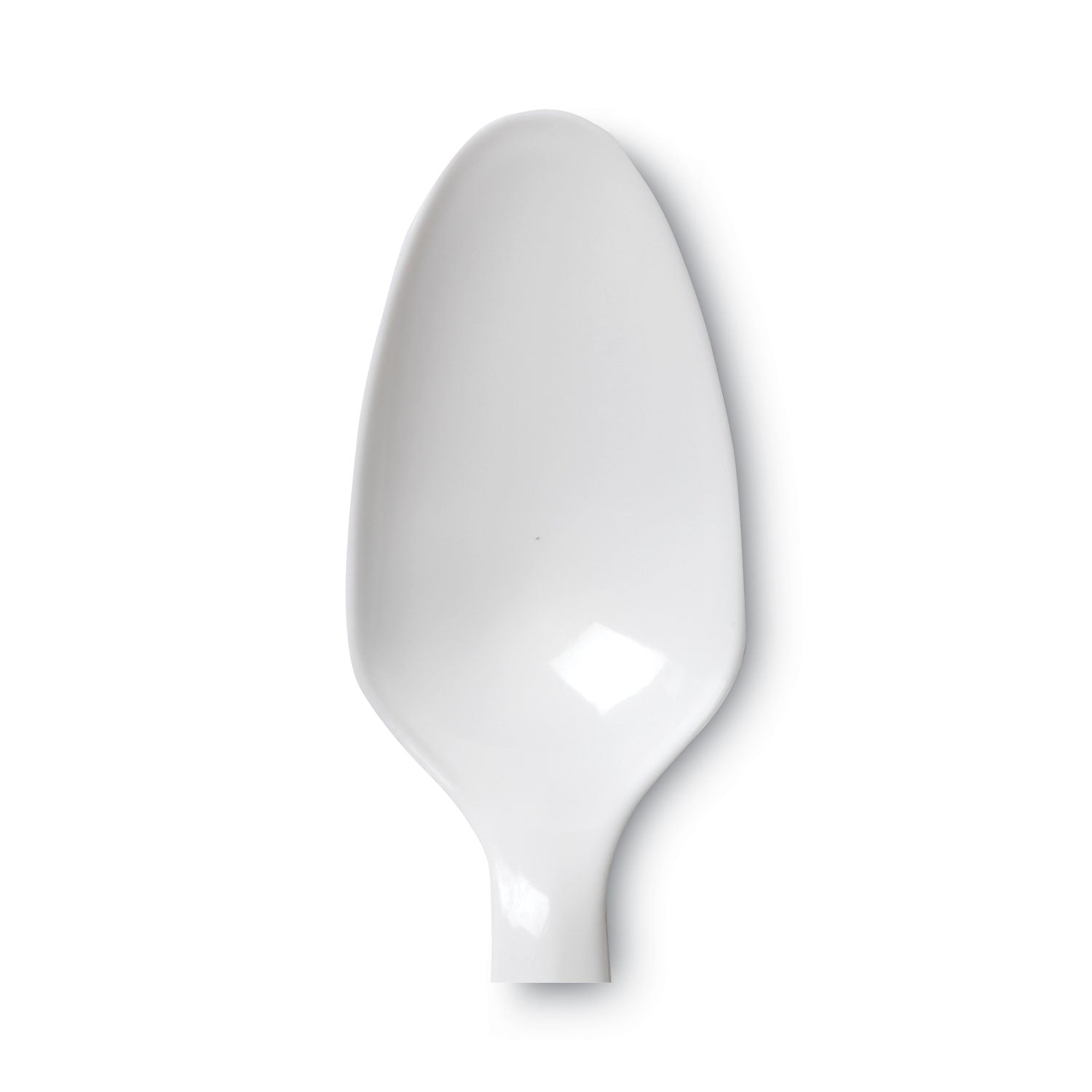 Plastic Cutlery, Mediumweight Teaspoons, White, 1,000/Carton - 